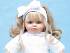 Кукла Пепа с белым бантом, 60 см.  - миниатюра №1